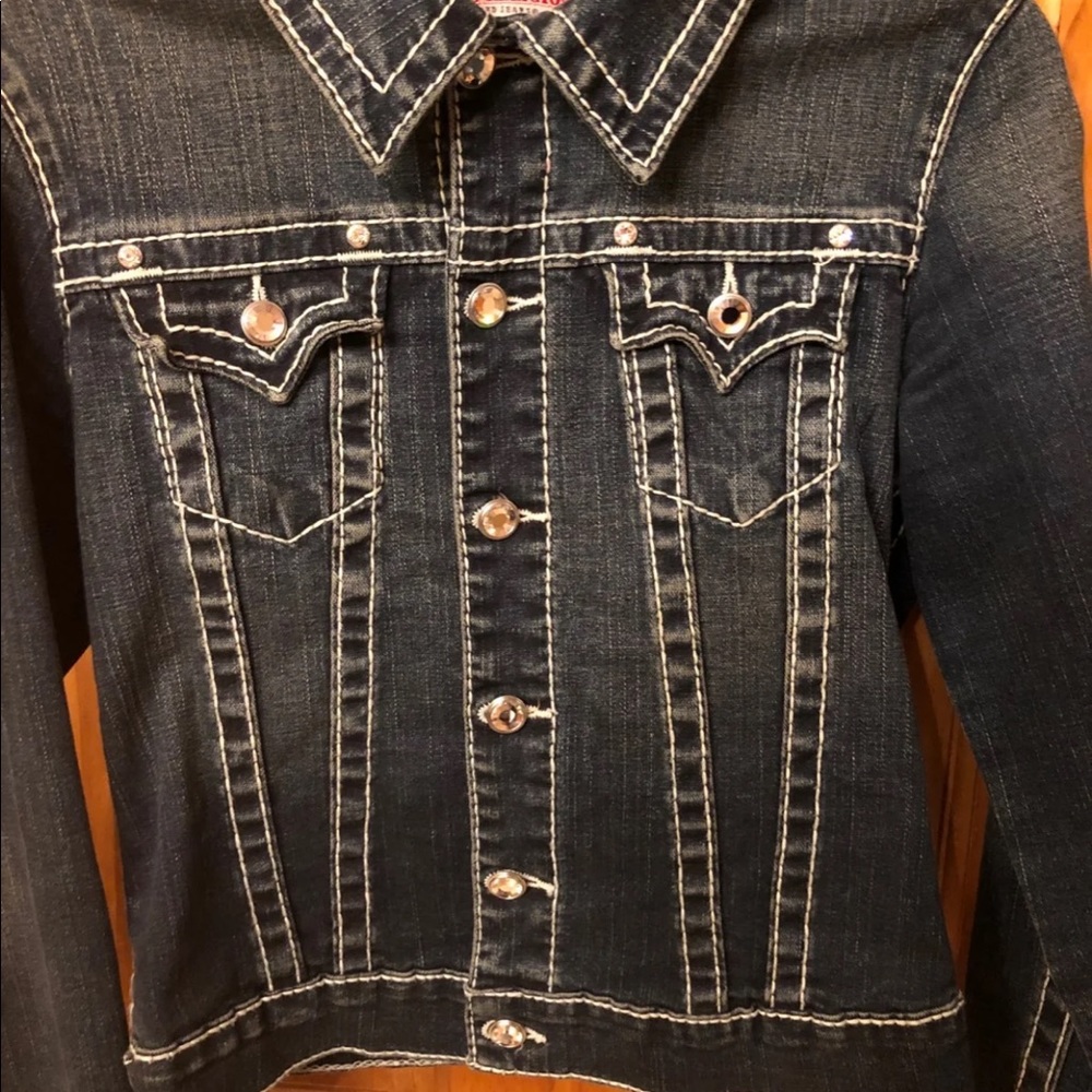 True Religion Crystal Embellished Jacket